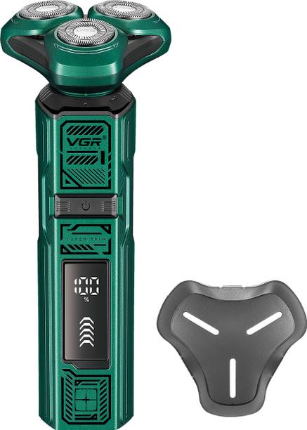 VGR V-343 Professional Men's Rotary Shaver, 7500 RPM Motor, IPX6 Waterproof Shaver For Men