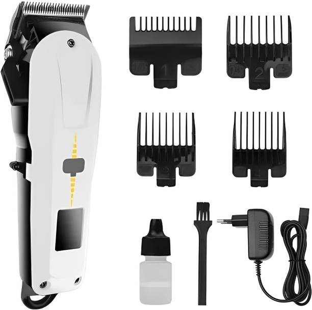 RACCOON Professional Cordless Rechargeable LED Display Hair Clipper Shaver For Men