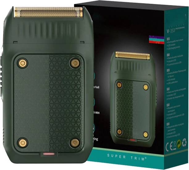 Rivvo Precision Beard Shaver with Stainless Steel Blades and USB Charging Shaver For Men