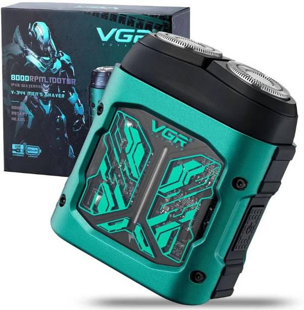 VGR V-344 Professional Double Rotary Shaver For Men