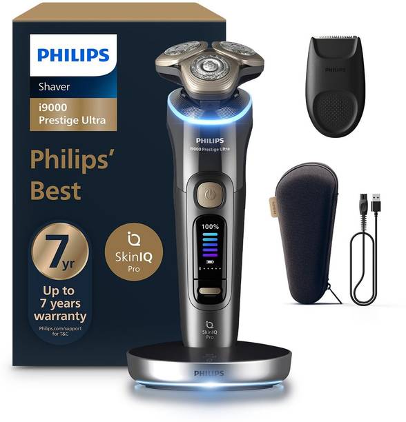 PHILIPS World's No.1 Electric Shaver I SkinIQ Pro Tech | 5 Shaving Modes I 7 Yr Warranty Shaver For Men