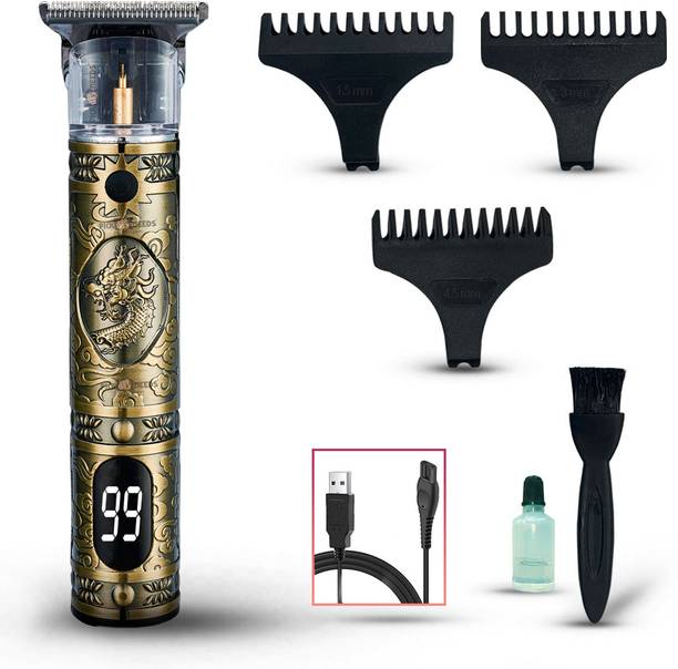 Pick Ur Needs Hair Trimmer/Shaver/Clippers For Men Rechargeable Hair Beard Digital Display  Shaver For Men
