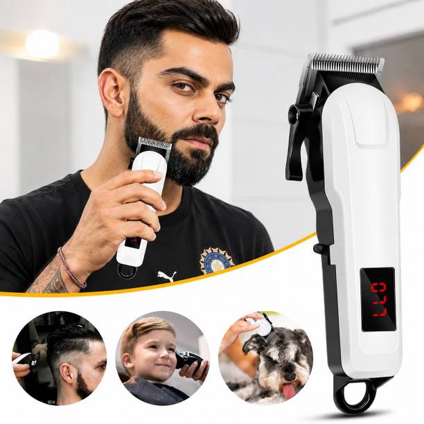 CLINLINSO 809 Hair & Beard Styling Trimmer | LED Battery Display Shaver For Men