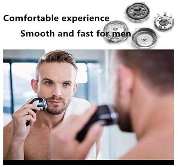 MULLICA 3Pcs Set Double Layer Replacement Shaver Heads SH30 Electric Shaving Razor Shaver For Men