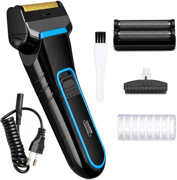 Butterrfly one Rechargeable Men's Beard Shaver Dual Blade Electric Razor Body Groomer 60 min  Runtime 1 Length Settings