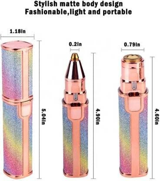 TECHEL Eyebrow Trimmer Runtime For Women zsa2 Trimmer 240 min  Runtime 1 Length Settings