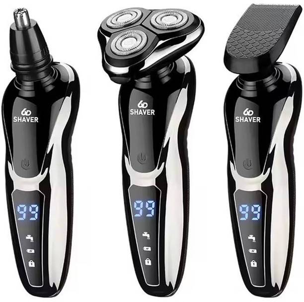 Retails Infinity LED Display Rechargeable 3 in 1 High Quality Men's Grooming Kit Shaver For Men