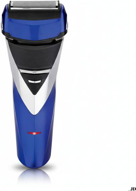 DRUMSTONE Rechargeable Electric Head Shaver – 2-Head Foil with Pop-Up Trimmer Shaver For Men