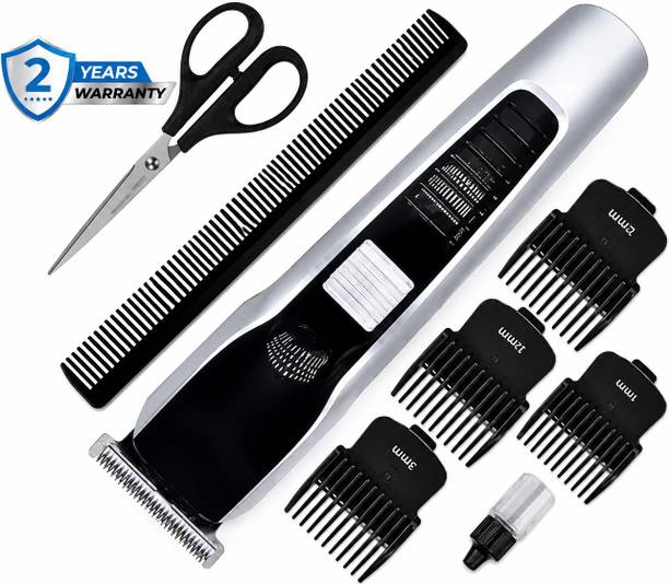 Zeno volt Professional Hair Trimmer Kit with Multiple Guide Combs & Accessories Fully Waterproof Trimmer 60 min Runtime 4 Length Settings