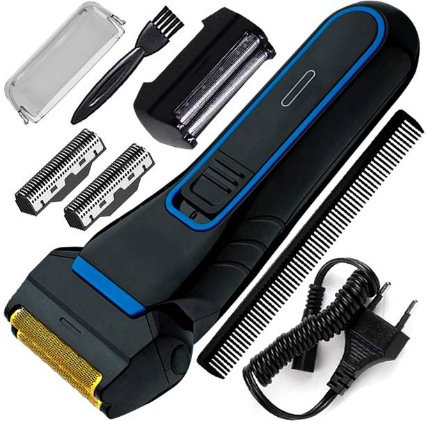 QGS Washable Rechargeable A Pop up Trimmer Electric Dabble Blade Bread Mustache Foil Shaver For Men