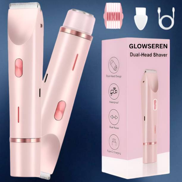 glowseren Mini Electric Facial Shaver and Body Trimmer Waterproof Design  Shaver For Women