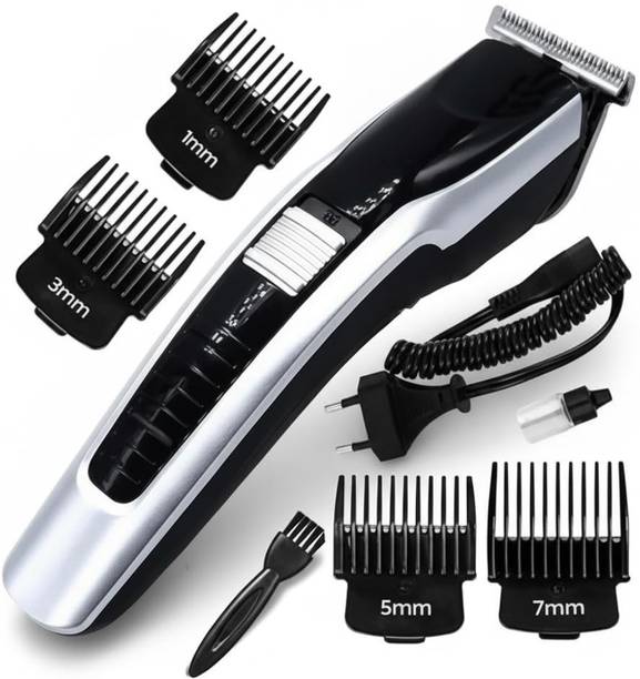 CLINLINSO AT-538 Classic Beard & Hair Cutting Fully Waterproof Trimmer 60 min Runtime 4 Length Settings