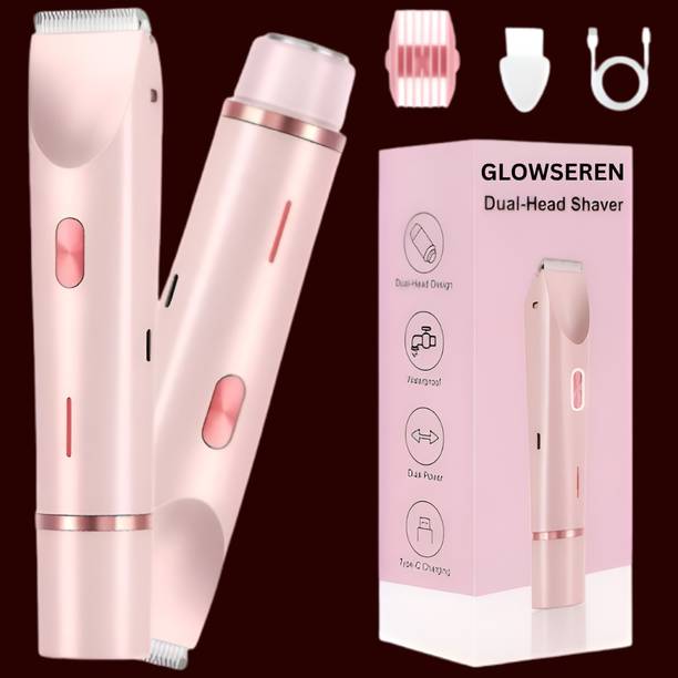 glowseren Dual Head Electric Beauty Shaver with Smooth Precision Cut  Shaver For Women