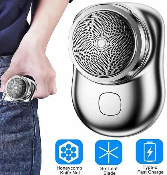 Hairlusy Mini Electric Shaver Portable Shaver Beard Trimmer Portable Electric Razor Shaver For Men, Women