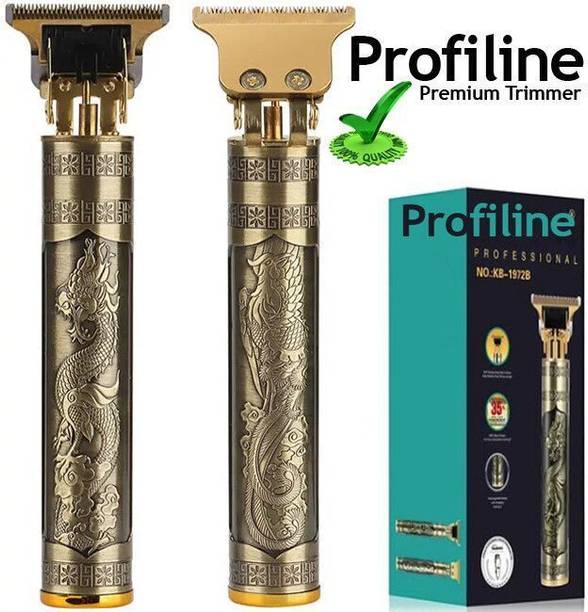 Profiline Full Metal Body Premium Trimmer Long Lasting Battery Genuine Quality T Shaver For Men