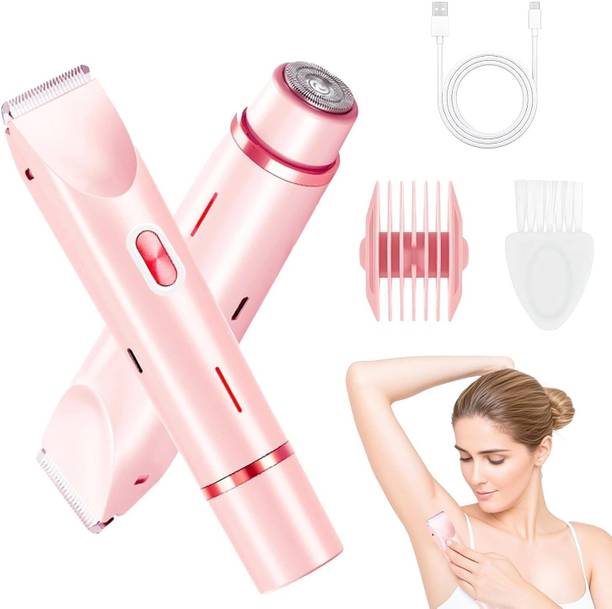 Dherik Tradworld 2 in 1 Bikini Trimmer for Women, Dual Head Electric Shaver For Women