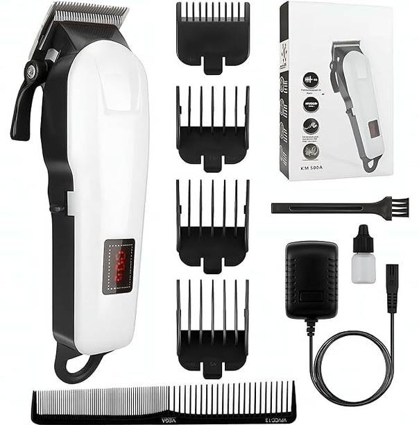 RACCOON Rechargeable Beard Trimmer for Man with 4 Combs for Hairs, Beard And Moustaches Shaver For Men