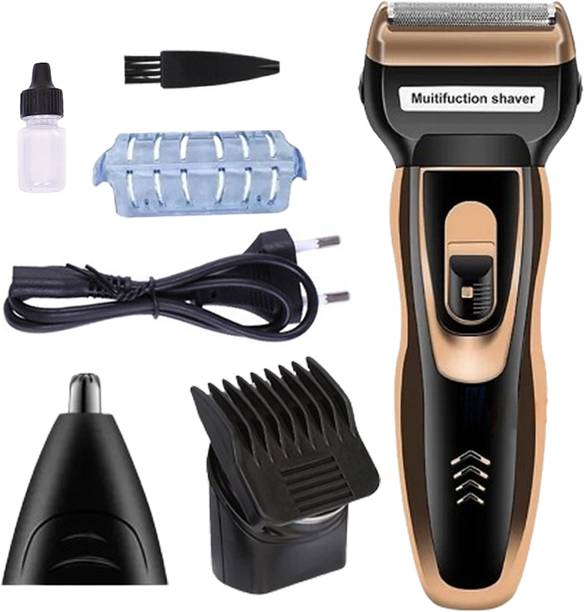 KEEM 3 In 1 Rechargeable Waterproof Shaver Professional Electric Shaver for Me  Shaver For Men