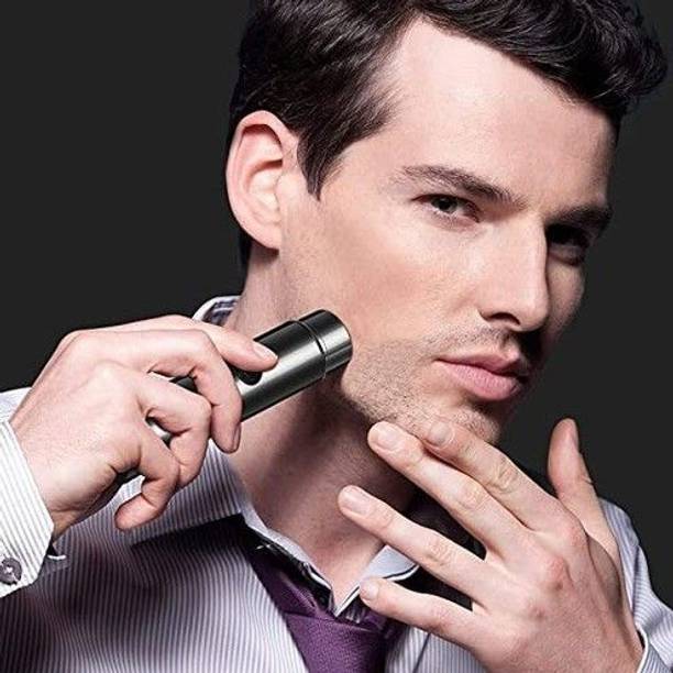 MICOYANG Electric Beard Hair Shaves Touch Up Travel Mini Trimmer Shaver For Men