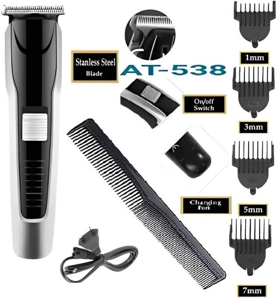 Zeno volt 538+ Comb Professional Rechargeable Hair Shaver For Body Grooming Trimmer Shaver For Men, Women