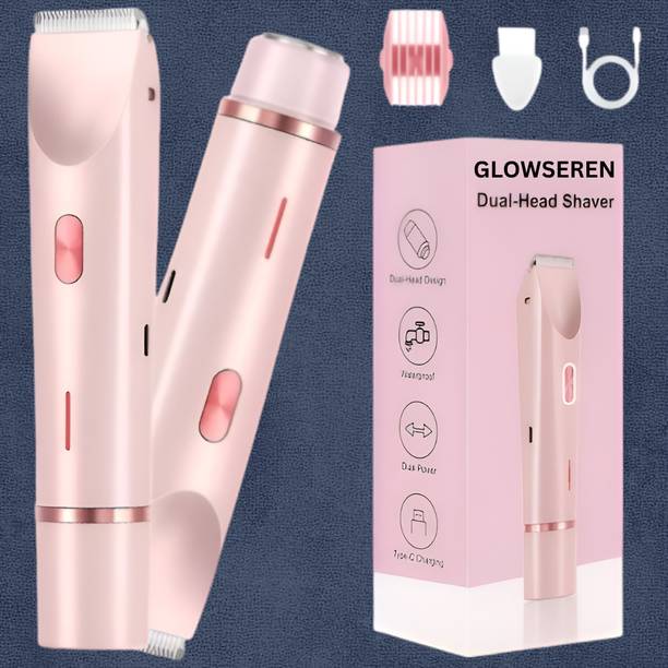 glowseren Portable Rechargeable Beauty Trimmer for Facial Hair Removal  Shaver For Women