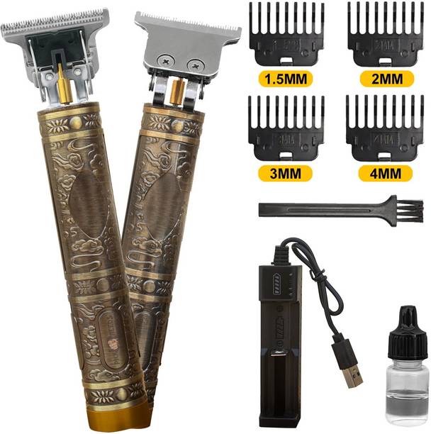 Pick Ur Needs Professional T-Blade Trimmer Cordless Rechargeable Electric Beard & Hair Kit Shaver For Men