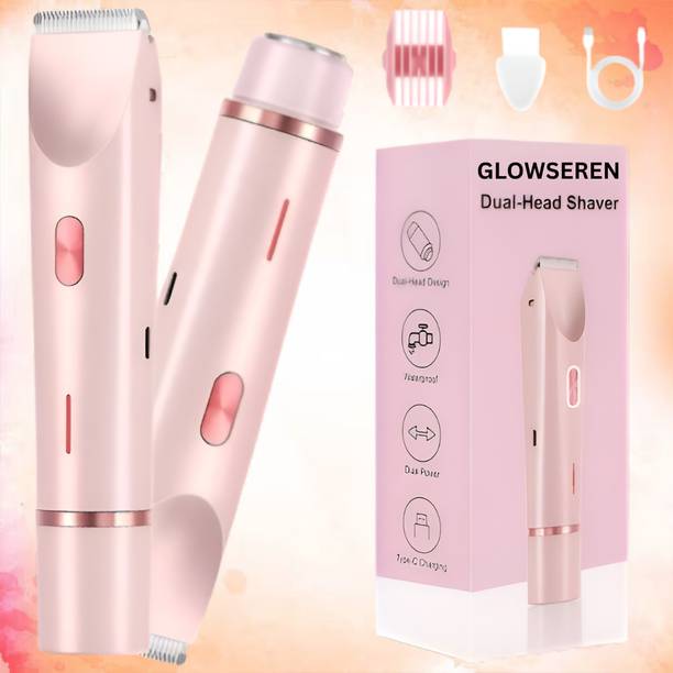 glowseren Premium Rechargeable Precision Hair Trimmer for Women Shaver For Women