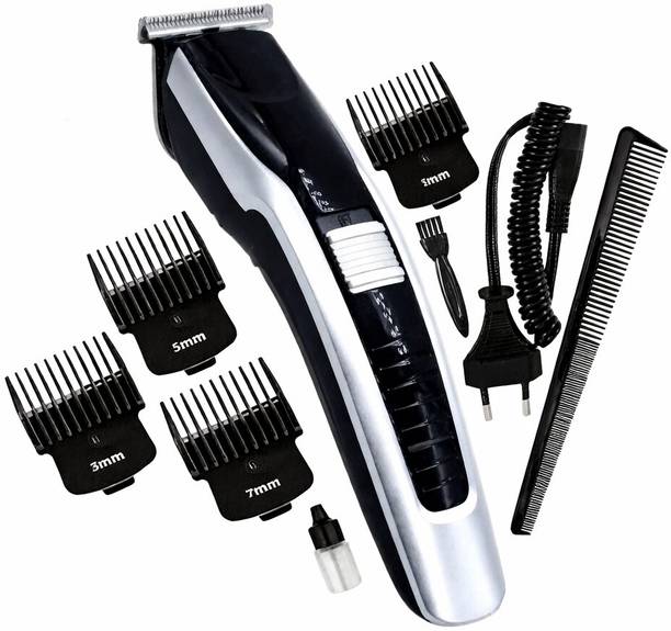CLINLINSO Rechargeable Trimmer with Hair Comb – Smooth Beard & Hair Grooming Fully Waterproof Trimmer 90 min Runtime 4 Length Settings