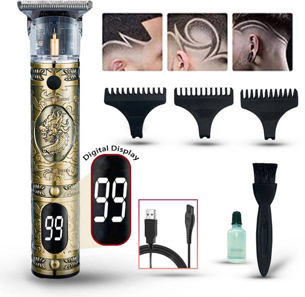 Make Ur Wish Hair Shaver/Clippers For Men Rechargeable Beard Trimmer Finish Digital Display  Shaver For Men, Women