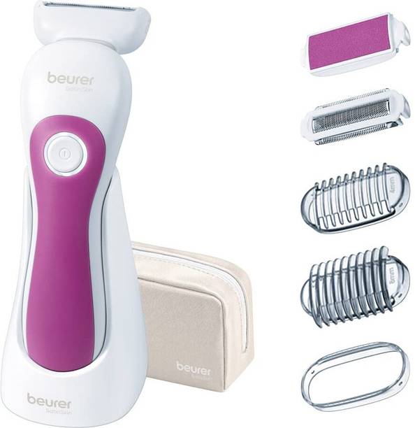 Beurer HL36, Electric Wet & Dry Razor with 4 Attachments, Shaver For Women