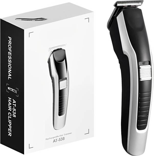 Tradhi HTC-538 Trimmer For Man With 4 Trimming Combs, 60 Min Cordless,Savings Machine Shaver For Men
