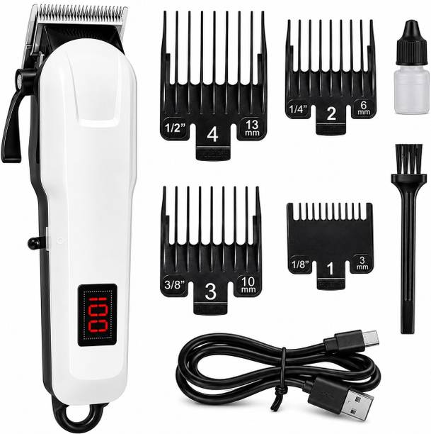CLINLINSO 809 Rechargeable Beard & Hair Trimmer for Men | Salon Style Grooming at Home Shaver For Men