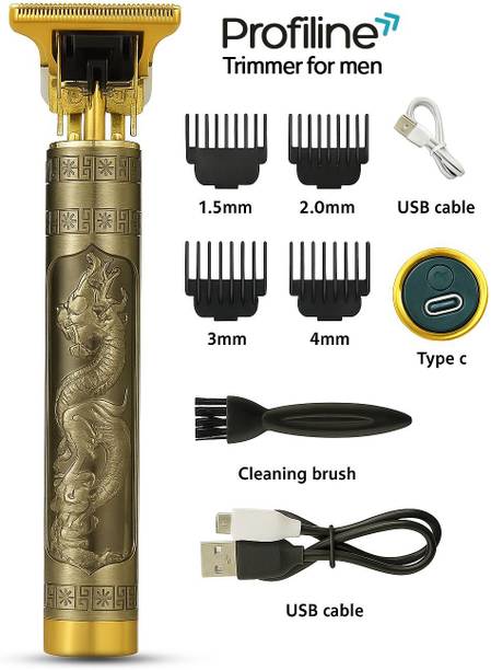 Profiline Metal Body T9 USB Electric Hair Clipper For Men Hair Cutting Shaver For Men