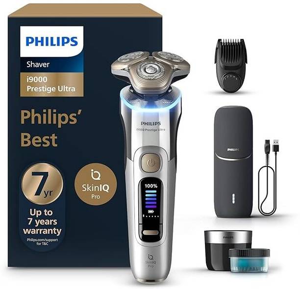 PHILIPS World's No.1 Electric Shaver for Man AI-powered UV-Case Cleaning Pod,5-in-1 360° Shaver For Men