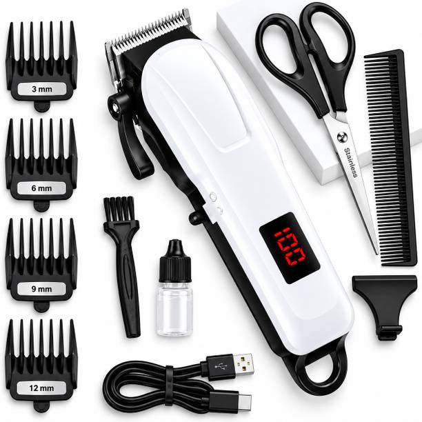 AVENUE Professional Hair Trimmer Trimmer 60 min Runtime 4 Length Shaver For Men Shaver For Men