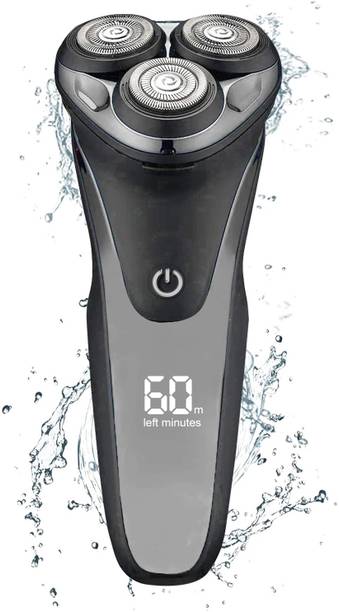 Retail Infinity Digital Display Usb Charging Wet & Dry Rotary Shaver For Men