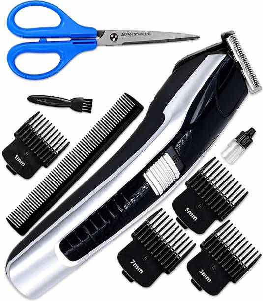 CLINLINSO 538 Men's Grooming Trimmer Kit | Comb & Scissor | 60 Min Runtime Shaver For Men