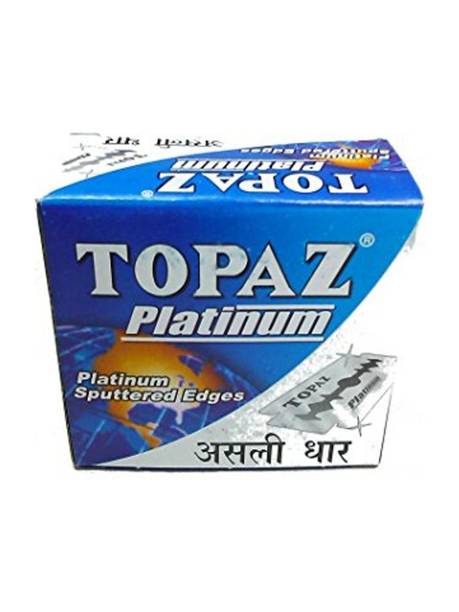 TOPAZ 150 blade Razor's Blades Platinum Sputtered Edges (10 tucks of 10 blades each)