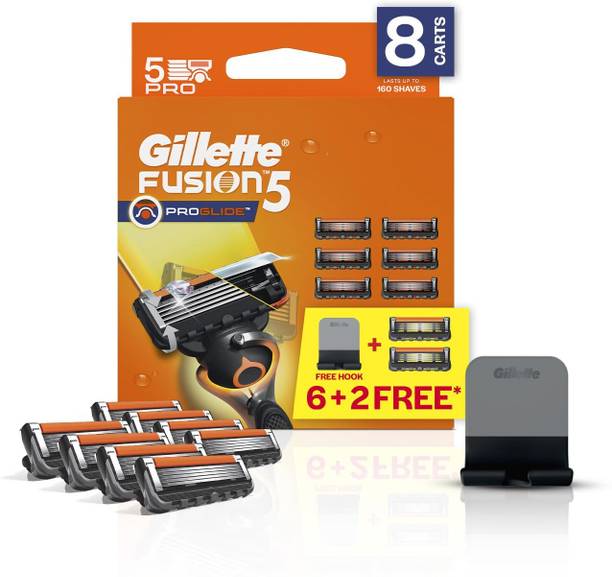 Gillette Fusion5 ProGlide Replacement Razor Cartridges for Men, 8 Count