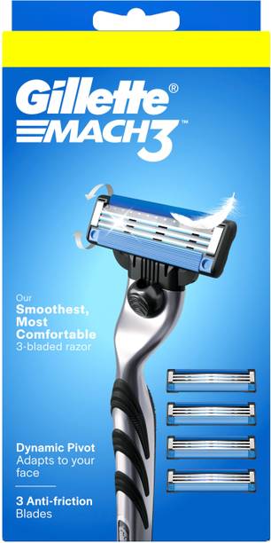 Gillette Mach3 Cartridges with Indicatior Lubrication Strip
