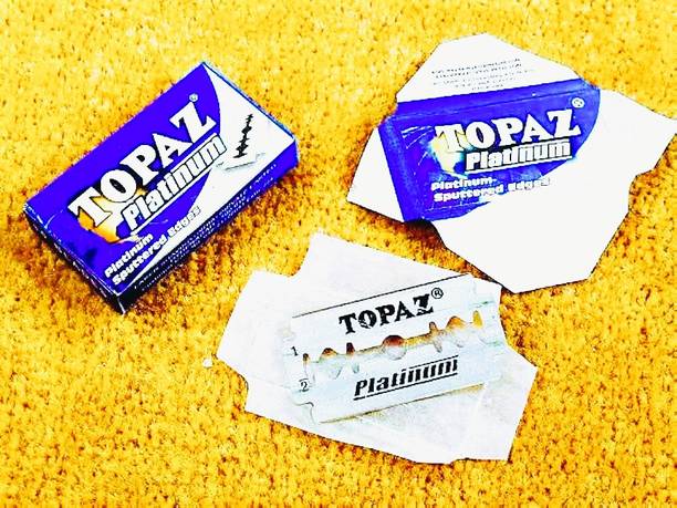 TOPAZ Platinum Blades 450 BLADES (EACH PACKET CONTAIN 50 BLADES)