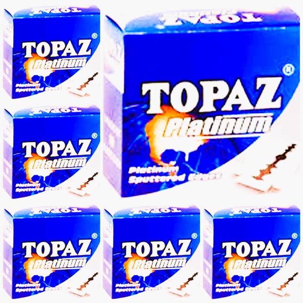 TOPAZ Platinum Blades 400 BLADES (EACH PACKET CONTAIN 50 BLADES)R