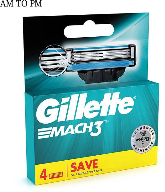 Gillette Mach3 4n Cartridge SET OF 4 FOR MEN