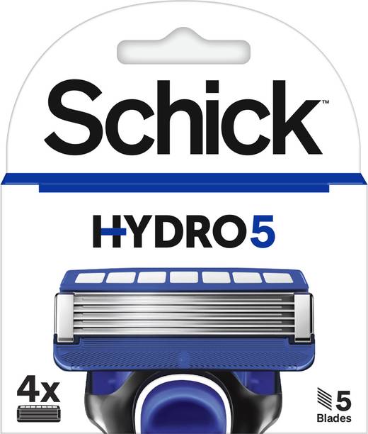 Schick Hydro 5 Blade Razor Cartridge Refill | Lubricating, Hydrating, Smooth Shave
