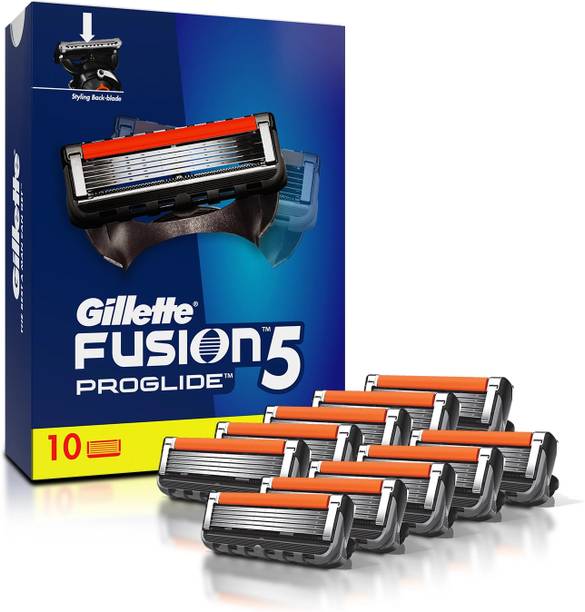 Gillette Fusion Proglide 5-Bladed Cartridges with Precision Blade