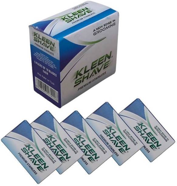 Radha KLeen shaving Ultra Double Edge Safety blades (50 Pieces) Per Packet