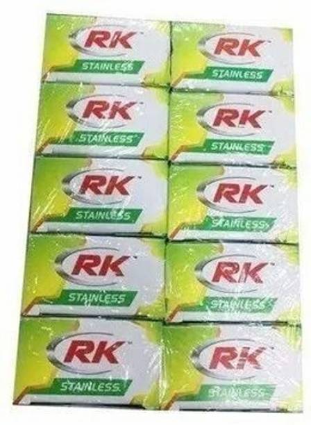 PasCom RK Platinum Double Edge Razor Blades - Pack of 10 Box (EACH BOX 50 pic) I