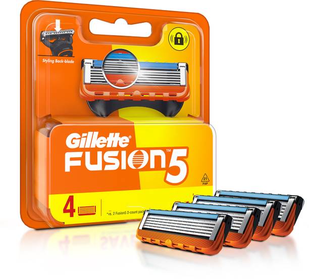 Gillette Fusion 5-Bladed Cartridges with Precision Trimmer