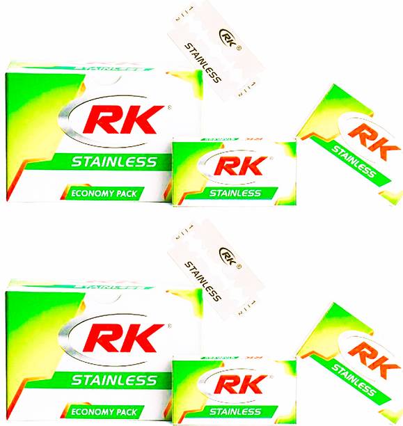 RK Stainless SALOON PACK 100 BLADES (EACH PACKET CONTAIN 50 BLADES)S