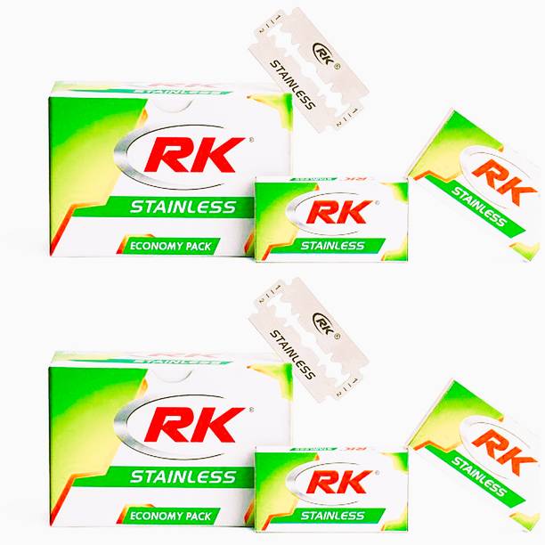 RK Stainless SALOON PACK 100 BLADES (EACH PACKET CONTAIN 50 BLADES)A
